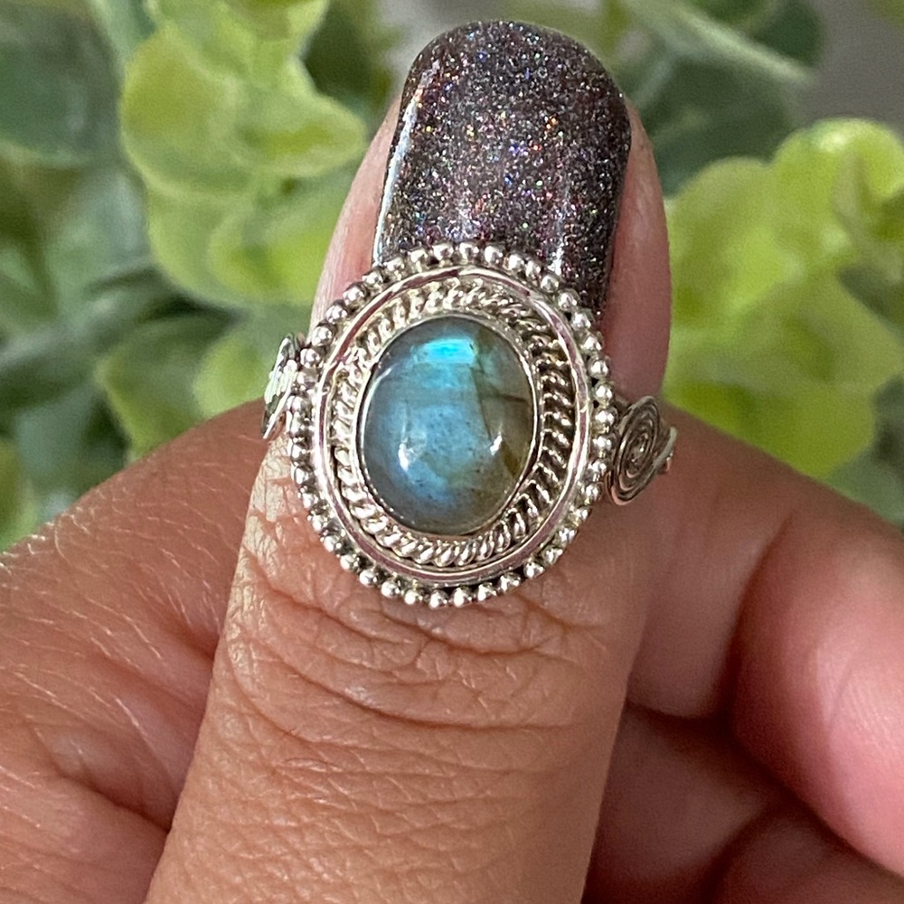 Sterling silver Labradorite Ring